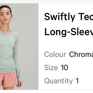 Size 10 Lululemon long sleeve